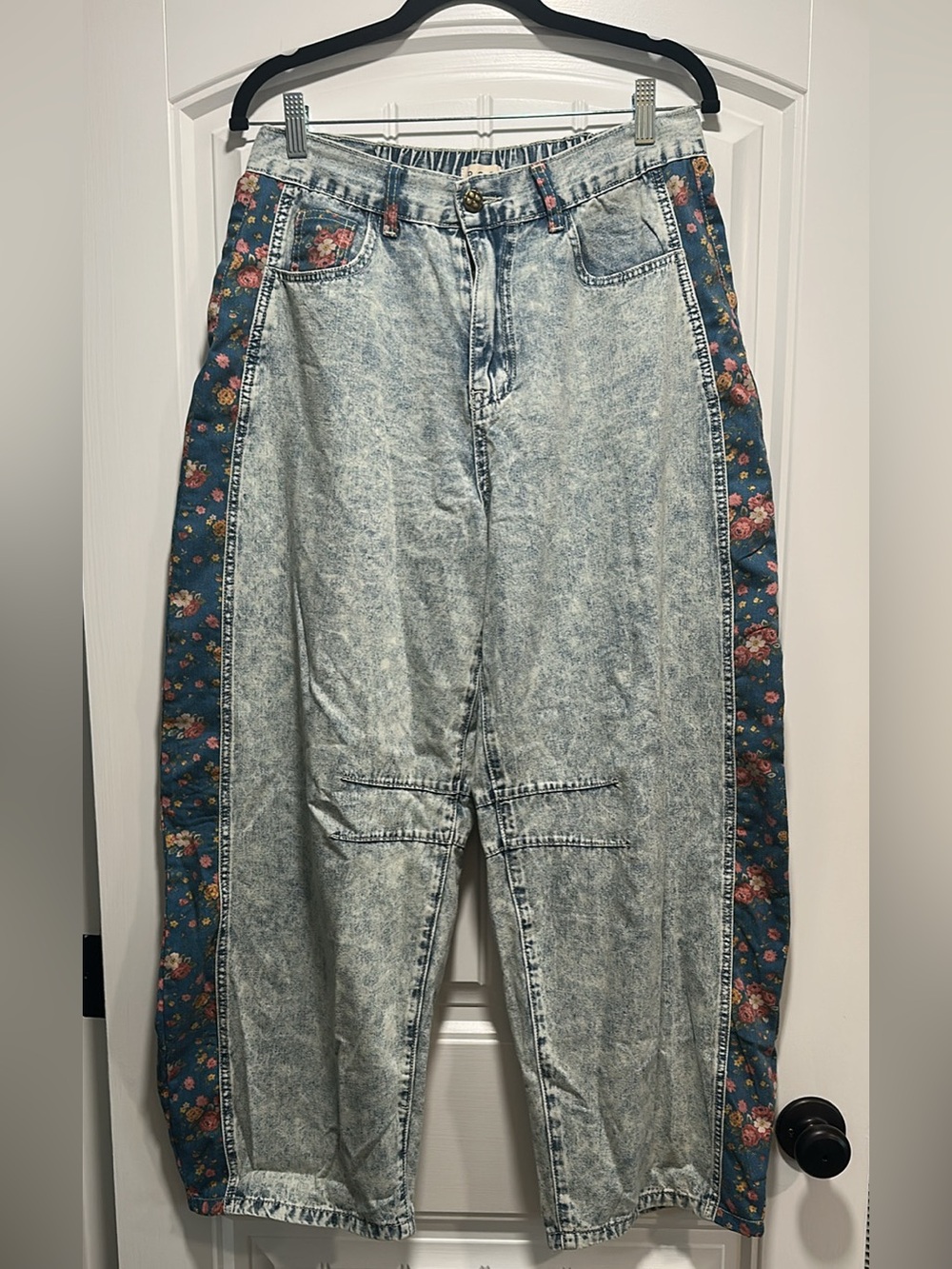 POL denim barrel pants